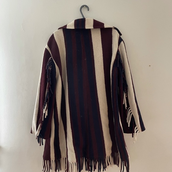 H&M Studio 2019 Wool Blend Fringe Jacket - Picture 4 of 7